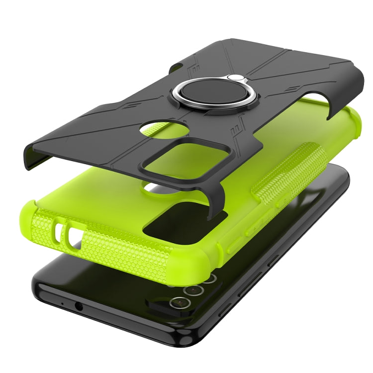 For Motorola  Moto G30 Armor Bear Shockproof PC + TPU Protective Case with Ring Holder