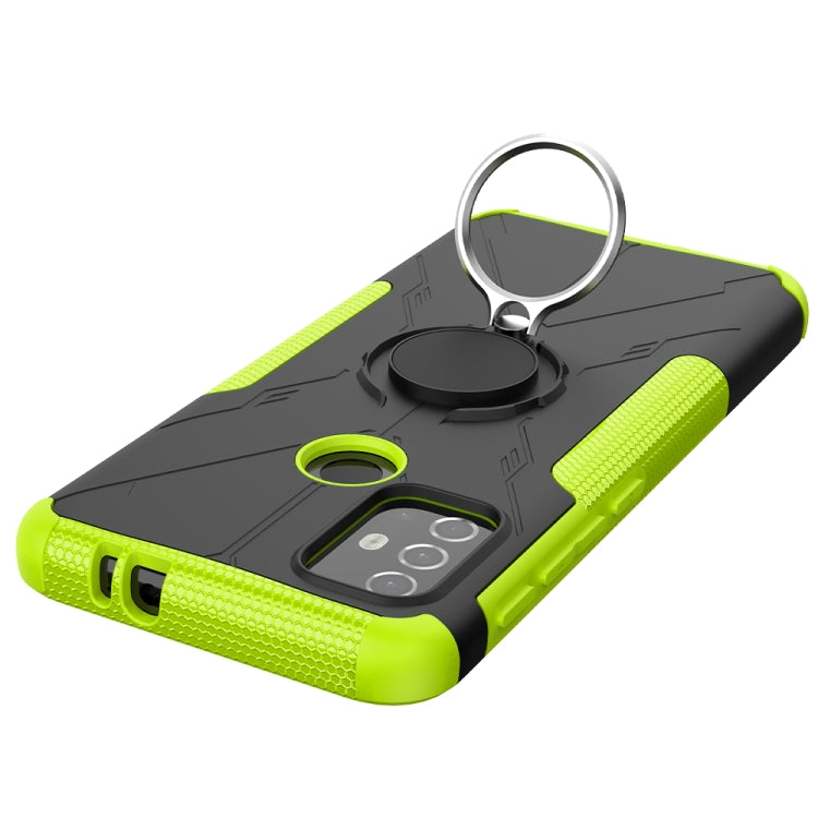 For Motorola  Moto G30 Armor Bear Shockproof PC + TPU Protective Case with Ring Holder