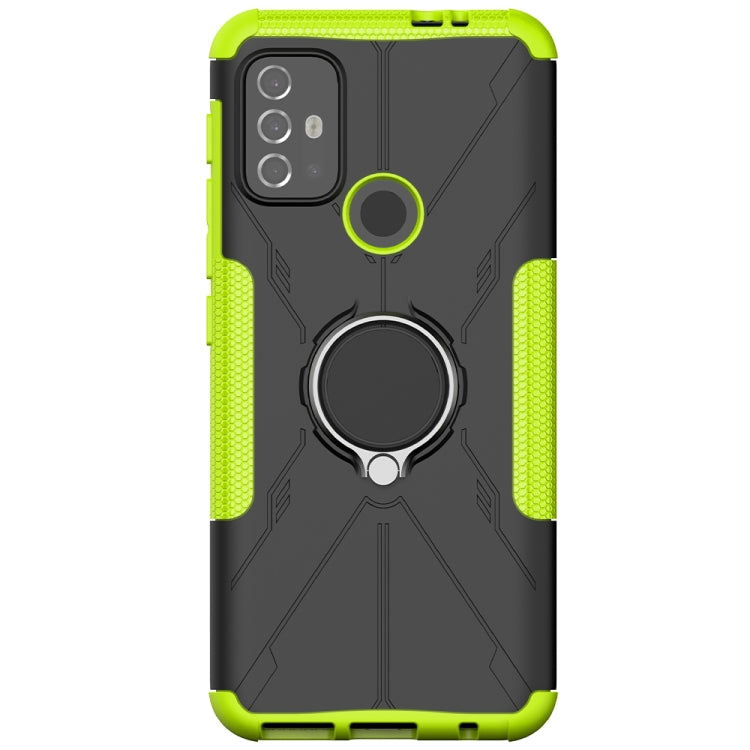For Motorola  Moto G30 Armor Bear Shockproof PC + TPU Protective Case with Ring Holder