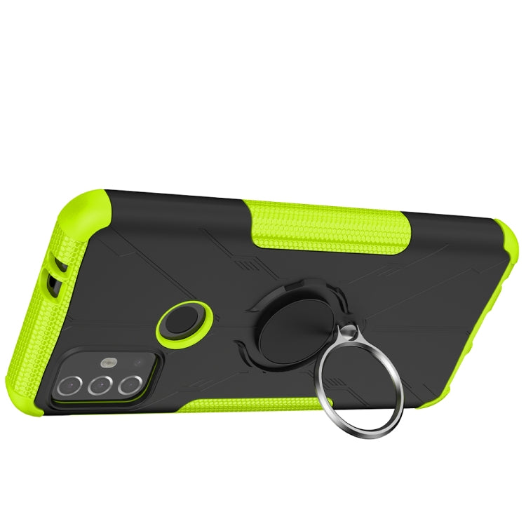 For Motorola  Moto G30 Armor Bear Shockproof PC + TPU Protective Case with Ring Holder