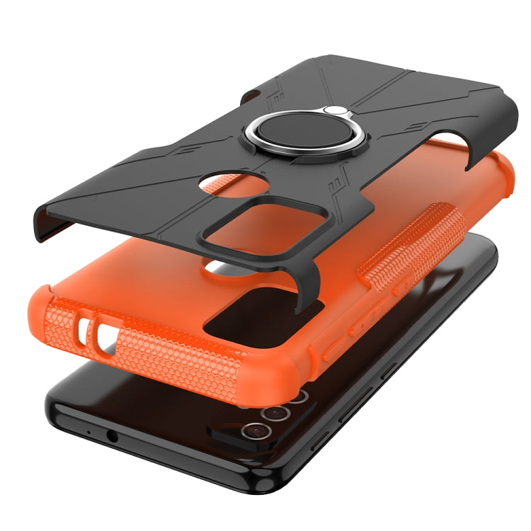 For Motorola  Moto G30 Armor Bear Shockproof PC + TPU Protective Case with Ring Holder
