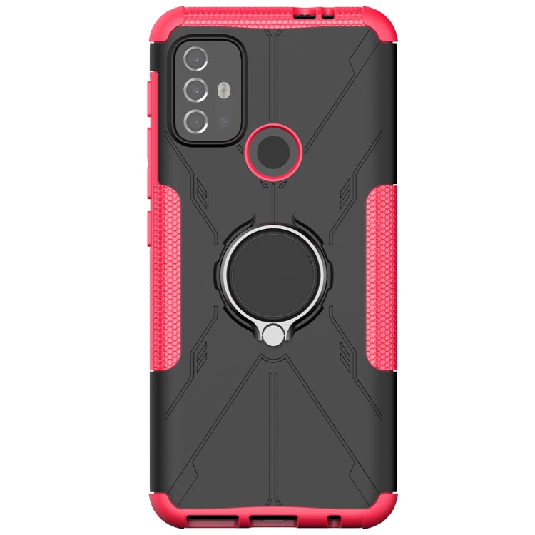 For Motorola  Moto G30 Armor Bear Shockproof PC + TPU Protective Case with Ring Holder