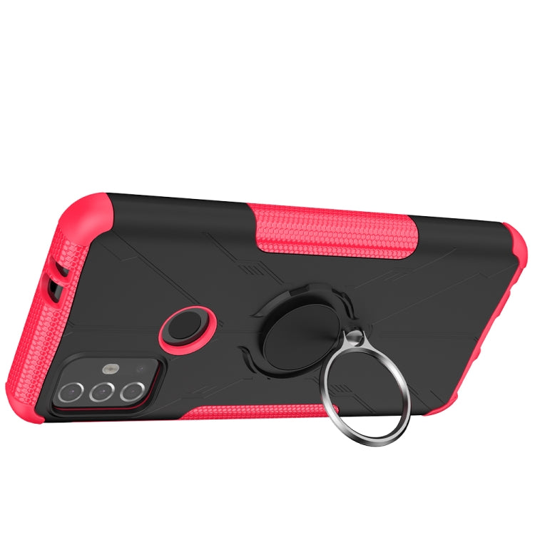 For Motorola  Moto G30 Armor Bear Shockproof PC + TPU Protective Case with Ring Holder