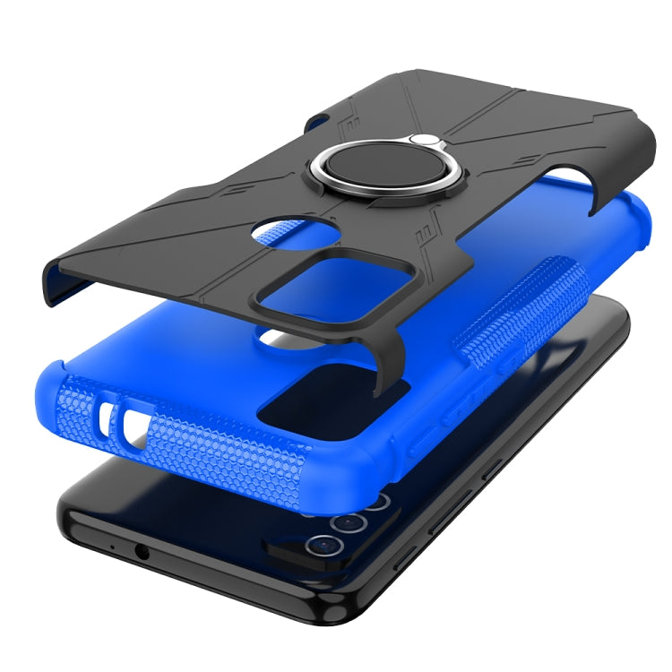 For Motorola  Moto G30 Armor Bear Shockproof PC + TPU Protective Case with Ring Holder