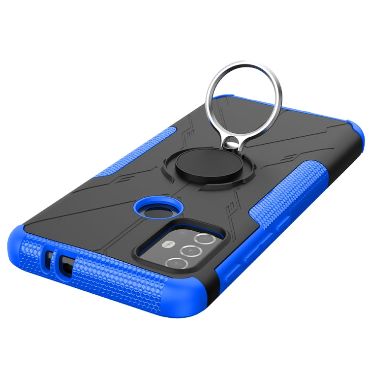 For Motorola  Moto G30 Armor Bear Shockproof PC + TPU Protective Case with Ring Holder