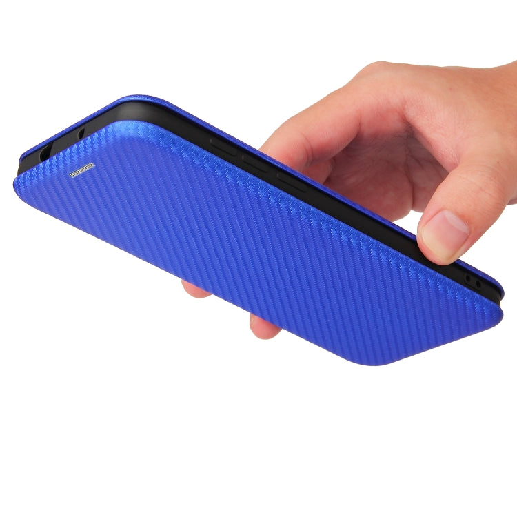 For Tone e21 Carbon Fiber Texture Horizontal Flip TPU + PC + PU Leather Case with Card Slot