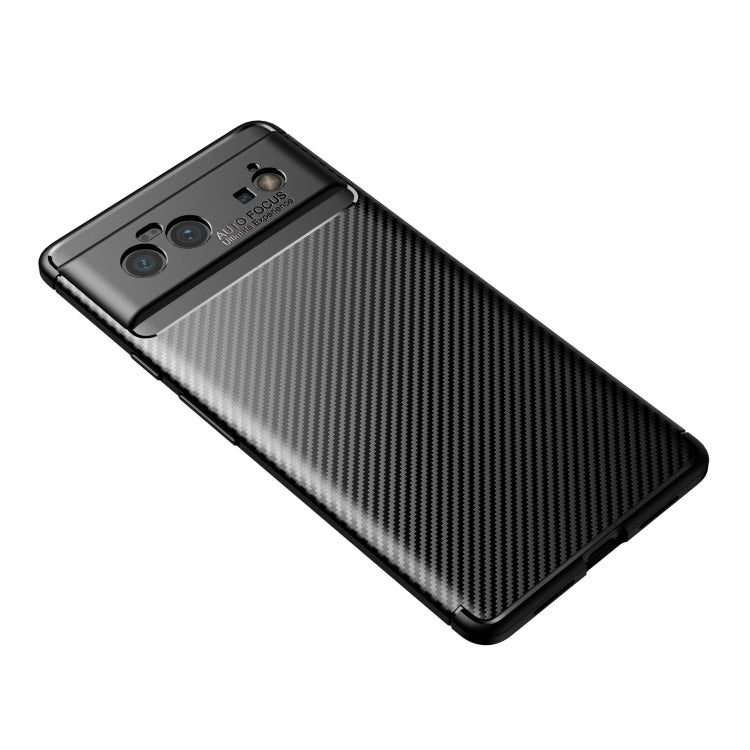 For Google Pixel 6 Carbon Fiber Texture Shockproof TPU Case