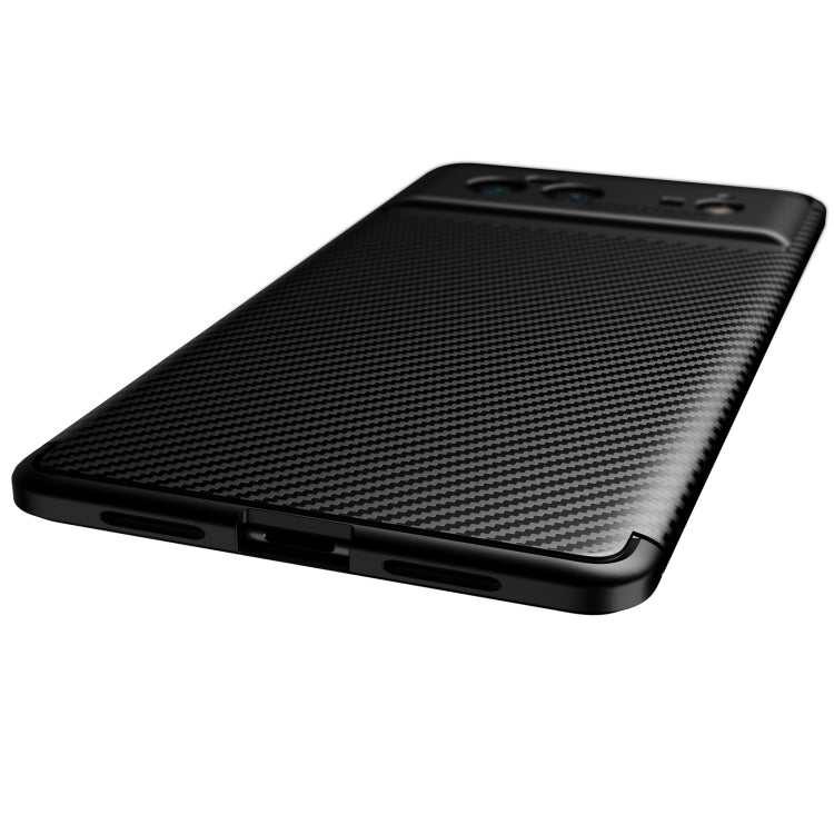 For Google Pixel 6 Carbon Fiber Texture Shockproof TPU Case