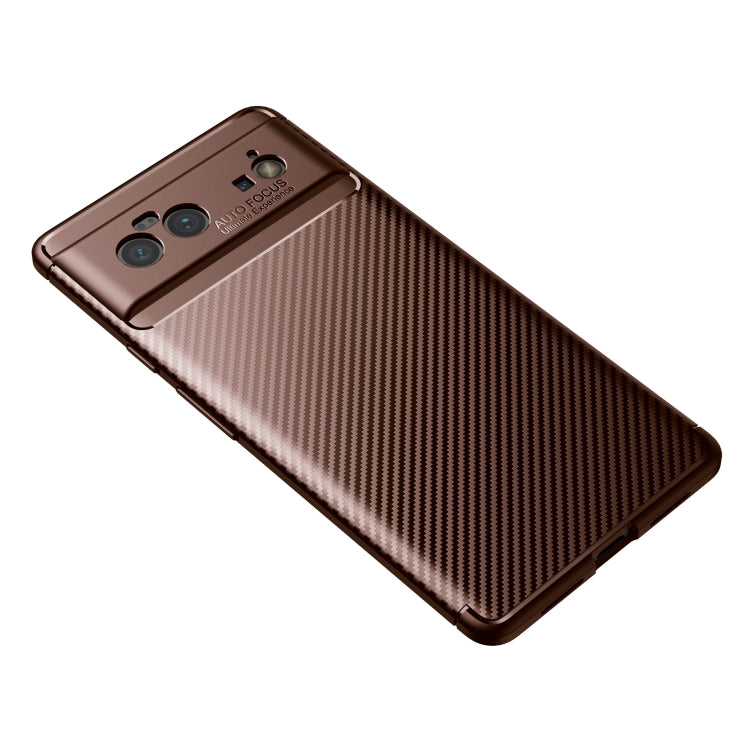 For Google Pixel 6 Carbon Fiber Texture Shockproof TPU Case