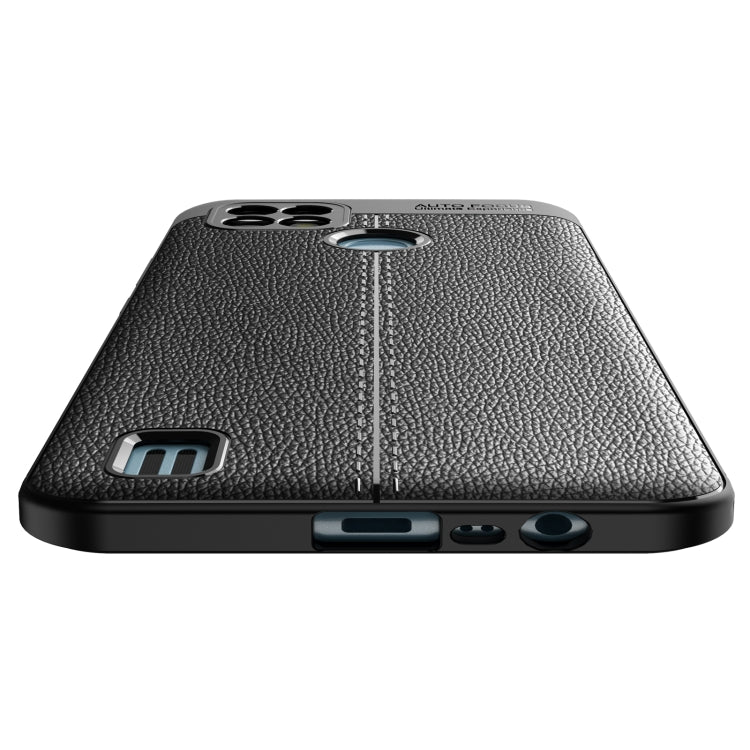 For OPPO Realme C21 Litchi Texture TPU Shockproof Case