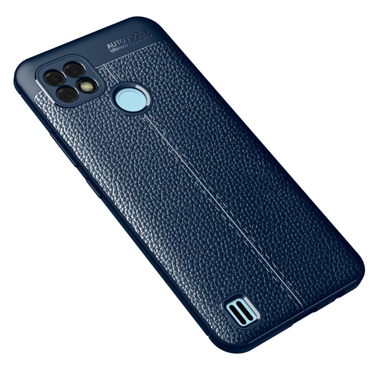 For OPPO Realme C21 Litchi Texture TPU Shockproof Case