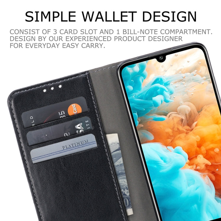 For Huawei Y6 Pro (2019) MUXMA MX102 Horizontal Flip Canvas Leather Case with Stand & Card Slot & Wallet Function