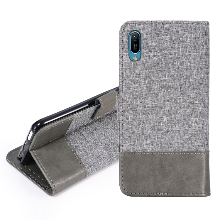 For Huawei Y6 Pro (2019) MUXMA MX102 Horizontal Flip Canvas Leather Case with Stand & Card Slot & Wallet Function