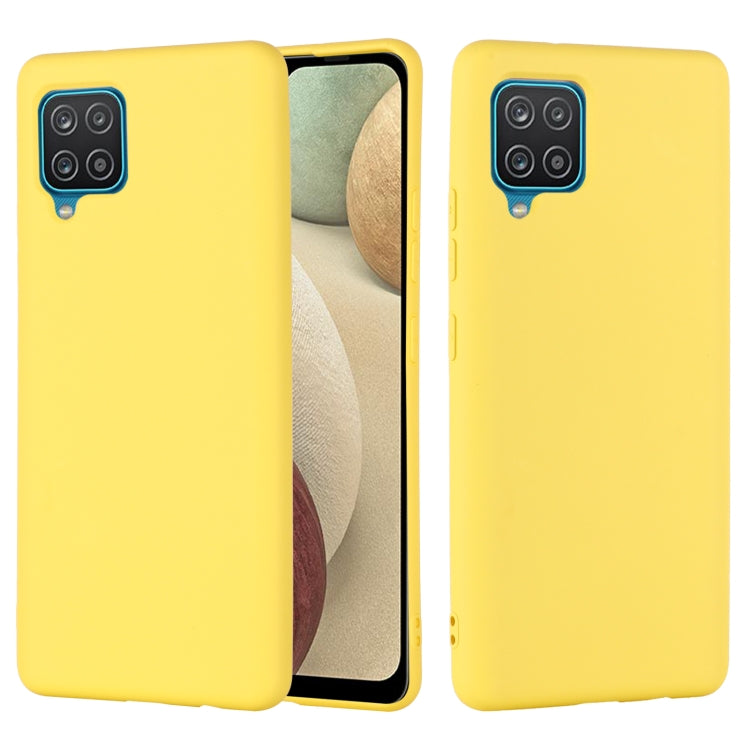 For Samsung Galaxy A22 4G Solid Color Liquid Silicone Dropproof Full Coverage Protective Case