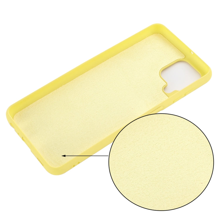 For Samsung Galaxy A22 4G Solid Color Liquid Silicone Dropproof Full Coverage Protective Case