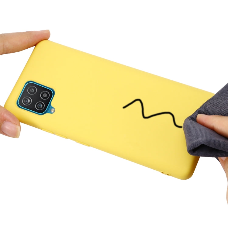 For Samsung Galaxy A22 4G Solid Color Liquid Silicone Dropproof Full Coverage Protective Case