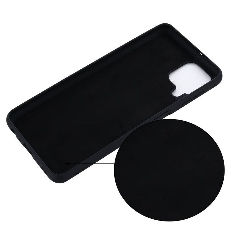 For Samsung Galaxy A22 4G Solid Color Liquid Silicone Dropproof Full Coverage Protective Case
