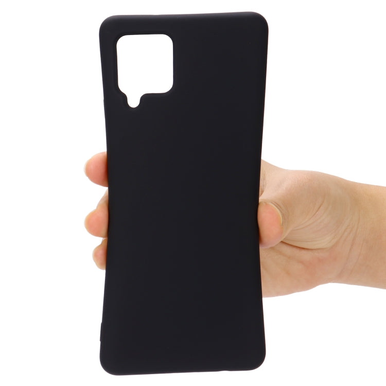 For Samsung Galaxy A22 4G Solid Color Liquid Silicone Dropproof Full Coverage Protective Case