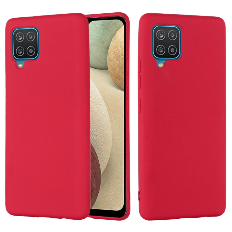 For Samsung Galaxy A22 4G Solid Color Liquid Silicone Dropproof Full Coverage Protective Case