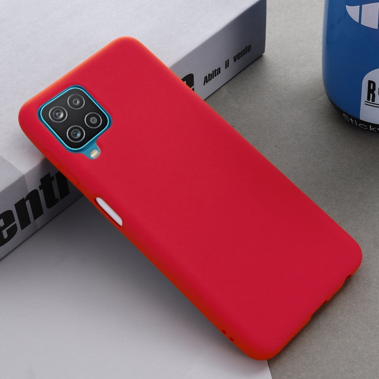 For Samsung Galaxy A22 4G Solid Color Liquid Silicone Dropproof Full Coverage Protective Case