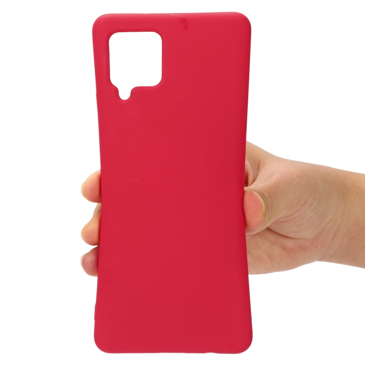 For Samsung Galaxy A22 4G Solid Color Liquid Silicone Dropproof Full Coverage Protective Case