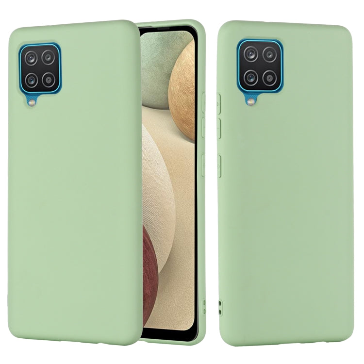 For Samsung Galaxy A22 4G Solid Color Liquid Silicone Dropproof Full Coverage Protective Case