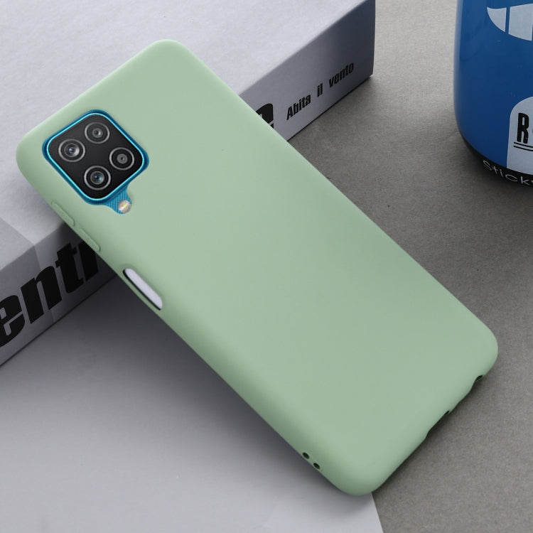 For Samsung Galaxy A22 4G Solid Color Liquid Silicone Dropproof Full Coverage Protective Case