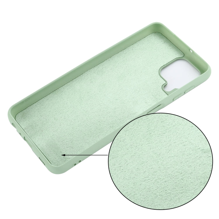 For Samsung Galaxy A22 4G Solid Color Liquid Silicone Dropproof Full Coverage Protective Case