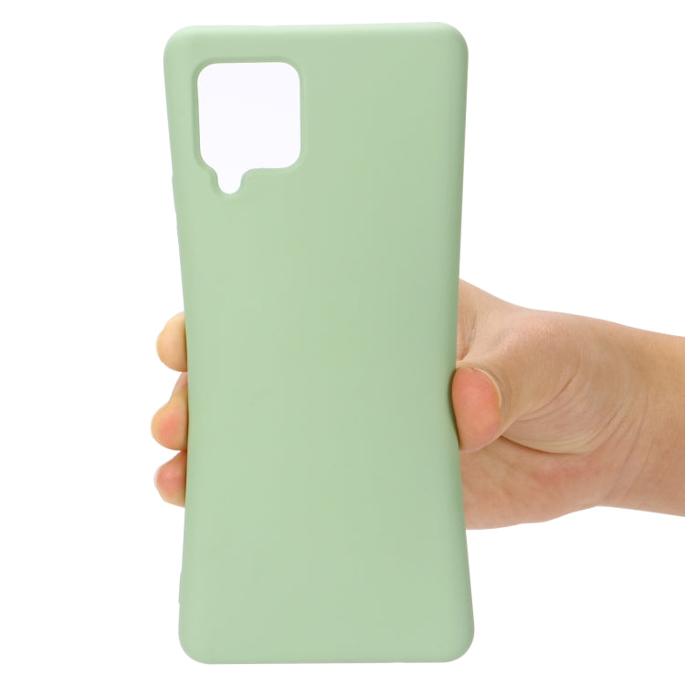 For Samsung Galaxy A22 4G Solid Color Liquid Silicone Dropproof Full Coverage Protective Case