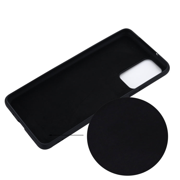 For Samsung Galaxy A82 Solid Color Liquid Silicone Dropproof Full Coverage Protective Case