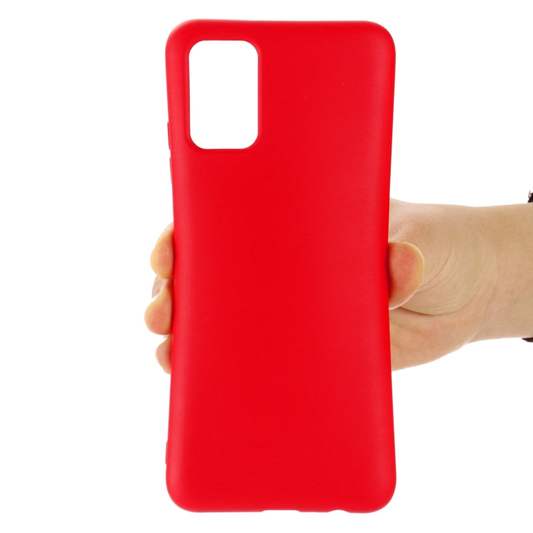 For Samsung Galaxy A82 Solid Color Liquid Silicone Dropproof Full Coverage Protective Case
