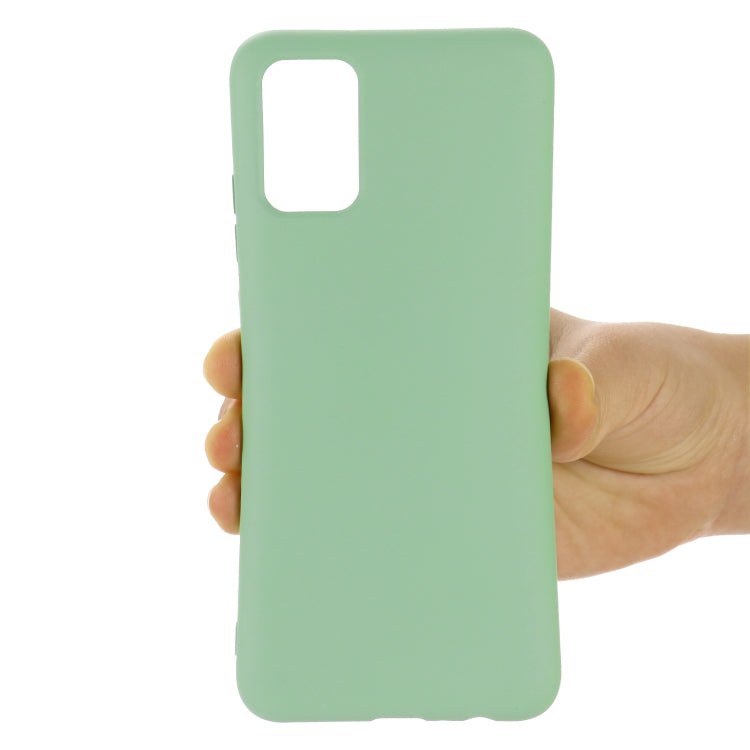 For Samsung Galaxy A82 Solid Color Liquid Silicone Dropproof Full Coverage Protective Case
