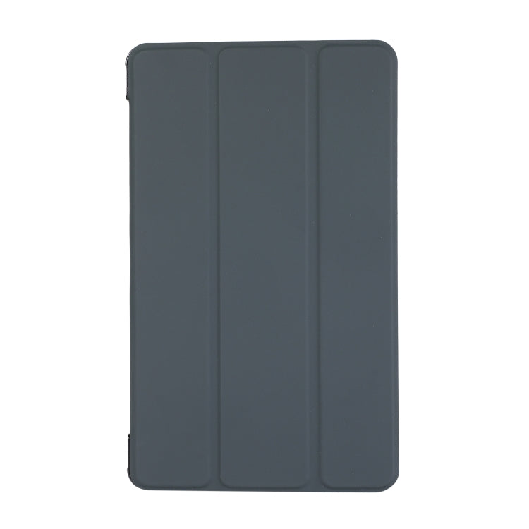 For Samsung Galaxy Tab A7 Lite 8.4 T220/225 3-folding Skin Texture Horizontal Flip TPU + PU Leather Case with Holder