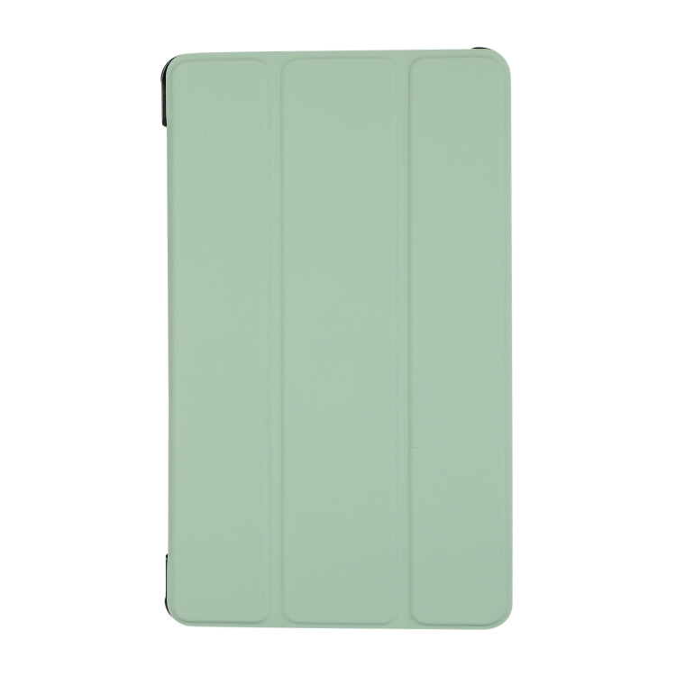 For Samsung Galaxy Tab A7 Lite 8.4 T220/225 3-folding Skin Texture Horizontal Flip TPU + PU Leather Case with Holder