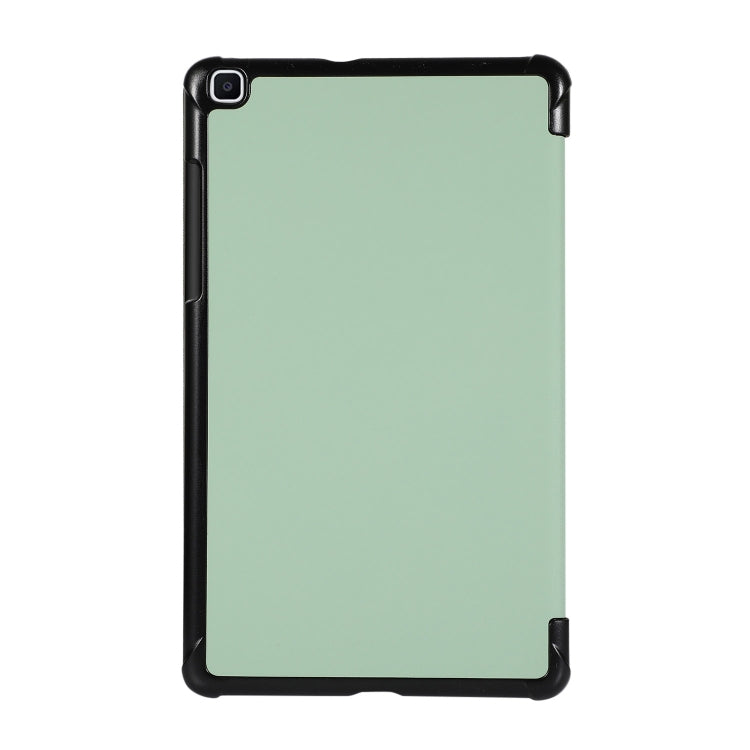 For Samsung Galaxy Tab A7 Lite 8.4 T220/225 3-folding Skin Texture Horizontal Flip TPU + PU Leather Case with Holder