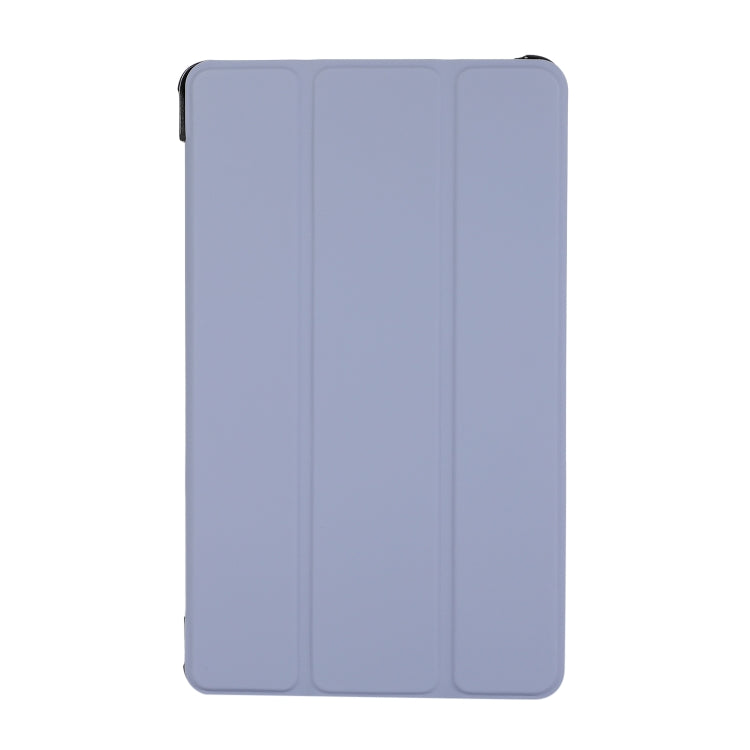 For Samsung Galaxy Tab A7 Lite 8.4 T220/225 3-folding Skin Texture Horizontal Flip TPU + PU Leather Case with Holder