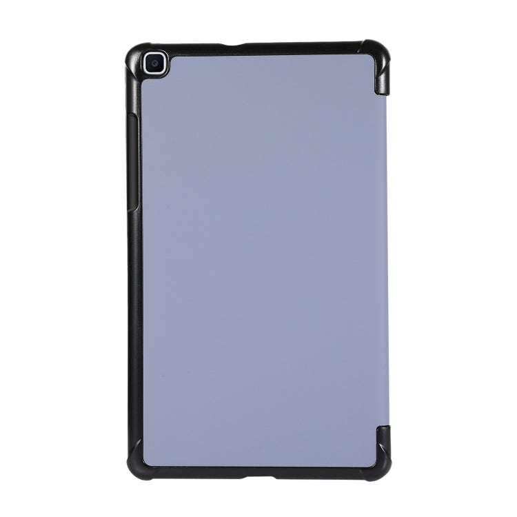 For Samsung Galaxy Tab A7 Lite 8.4 T220/225 3-folding Skin Texture Horizontal Flip TPU + PU Leather Case with Holder