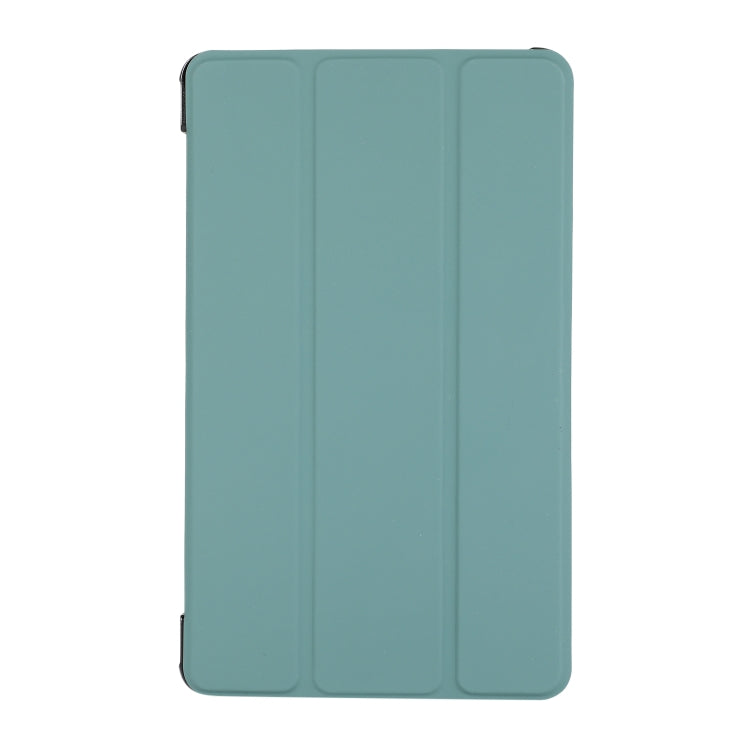 For Samsung Galaxy Tab A7 Lite 8.4 T220/225 3-folding Skin Texture Horizontal Flip TPU + PU Leather Case with Holder