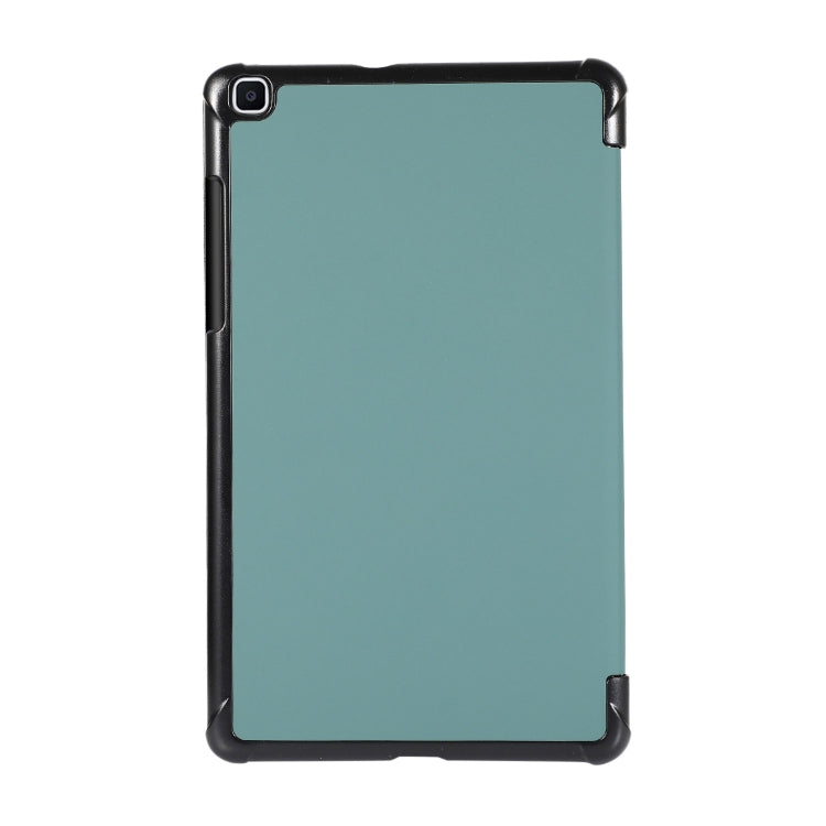 For Samsung Galaxy Tab A7 Lite 8.4 T220/225 3-folding Skin Texture Horizontal Flip TPU + PU Leather Case with Holder