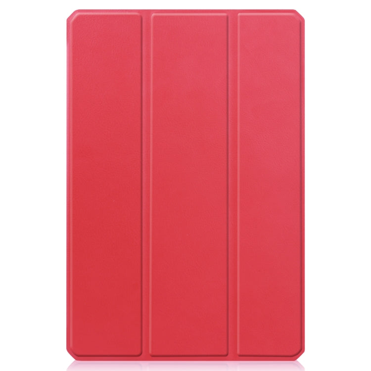 For Amazon Kindle Fire HD 10 2021 Custer Pattern Pure Color TPU Smart Tablet Holster with Sleep Function & 3-Fold Holder