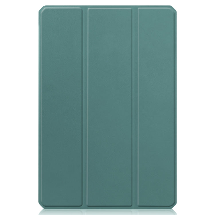 For Amazon Kindle Fire HD 10 2021 Custer Pattern Pure Color TPU Smart Tablet Holster with Sleep Function & 3-Fold Holder