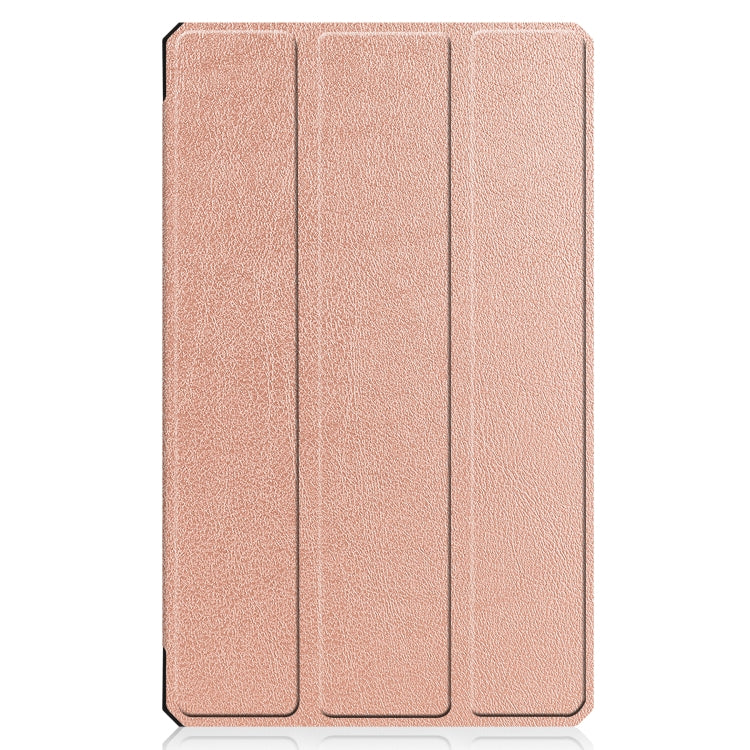 For Samsung Galaxy Tab A7 Lite T220 / T225 Custer Pattern Pure Color TPU Smart Tablet Holster with Sleep Function & 3-Fold Holder