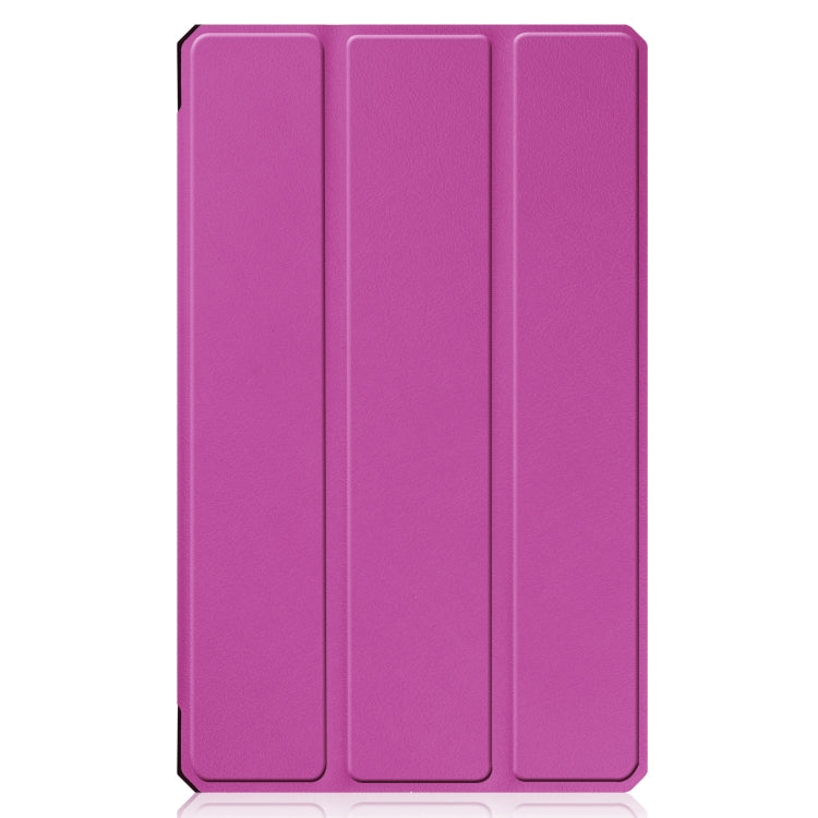 For Samsung Galaxy Tab A7 Lite T220 / T225 Custer Pattern Pure Color TPU Smart Tablet Holster with Sleep Function & 3-Fold Holder