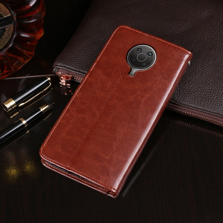 For Nokia G20 / G10 idewei Crazy Horse Texture Horizontal Flip Leather Case with Holder & Card Slots & Wallet