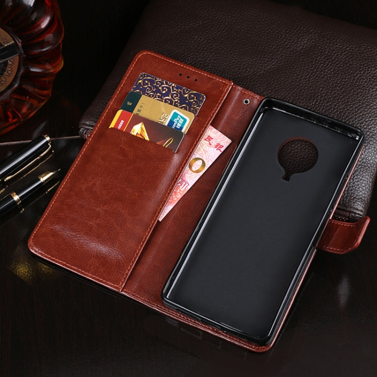 For Nokia G20 / G10 idewei Crazy Horse Texture Horizontal Flip Leather Case with Holder & Card Slots & Wallet