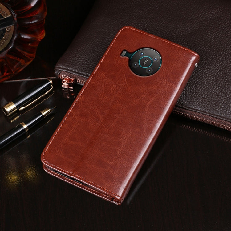 For Nokia X10 / X20 idewei Crazy Horse Texture Horizontal Flip Leather Case with Holder & Card Slots & Wallet