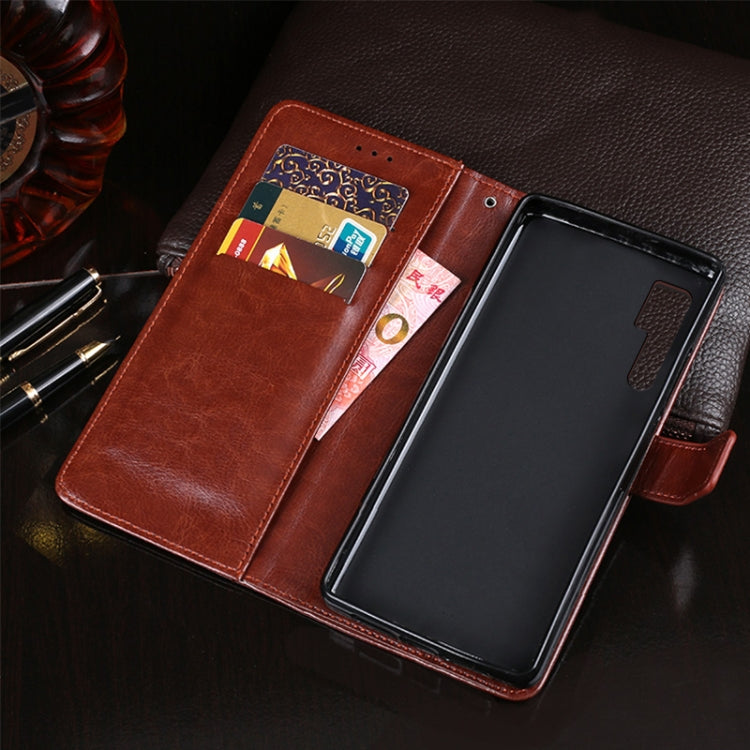 For TCL 20 Pro 5G idewei Crazy Horse Texture Horizontal Flip Leather Case with Holder & Card Slots & Wallet