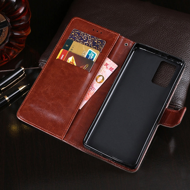 For Honor Play 5T Youth idewei Crazy Horse Texture Horizontal Flip Leather Case with Holder & Card Slots & Wallet