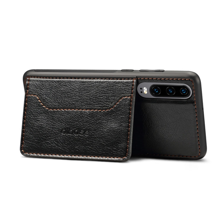 For Galaxy A90 5G Dibase Crazy Horse Texture Protective Case, with Holder & Card Slots
