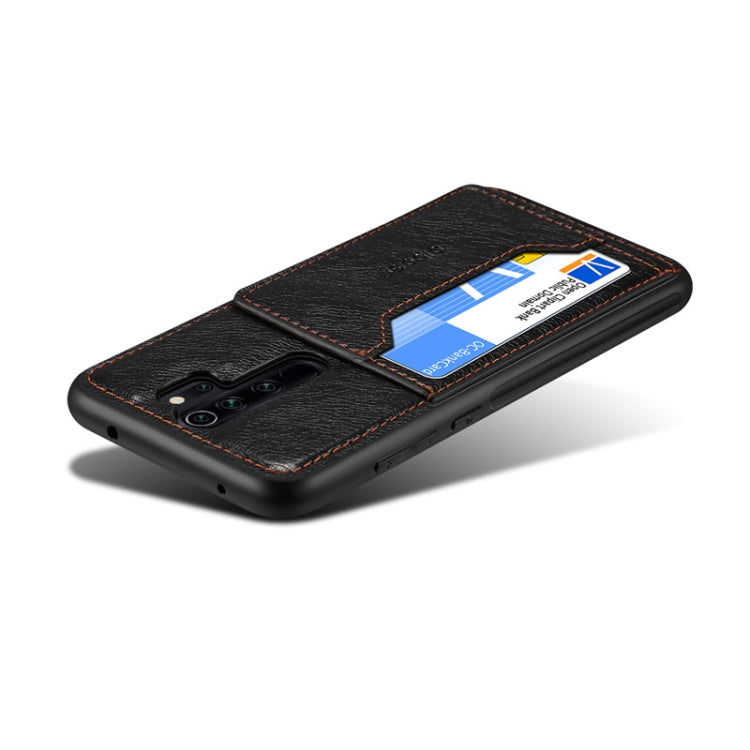 For OPPO A9 2020 / A11X Dibase Crazy Horse Texture Protective Case, with Holder & Card Slots